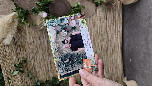 Tirage photo personnalisé réalisé pendant le Bois est à Nous à Tremblay-en-France