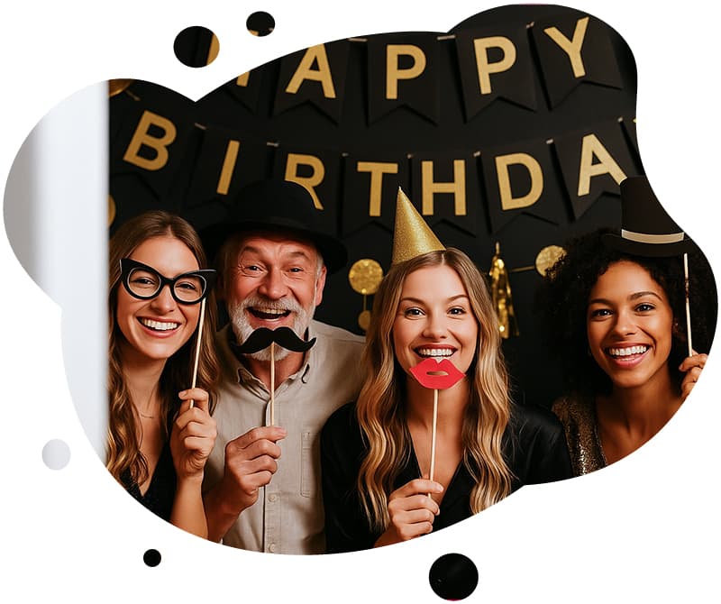 FunkyPix : Location de Photobooth pour votre Fête d'Anniversaire FunkyPix : Location de Photobooth pour les Anniversaires de toute la famille